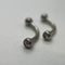 16g 3/8 Stainless Steel Curved Barbell With CZ (10mm). AMAZING DEAL Tribal Expression Jewelry