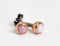 Pink opal body jewelry made by tribal expression in calgary Alberta Canada 