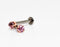 14kt Rose Gold 3mm Pink Sapphire Tribal Expression Jewelry