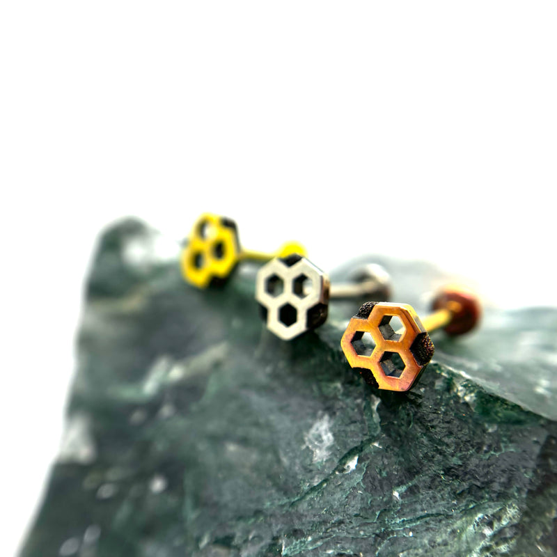 *NEW * 6mm  threadless honeycomb-3