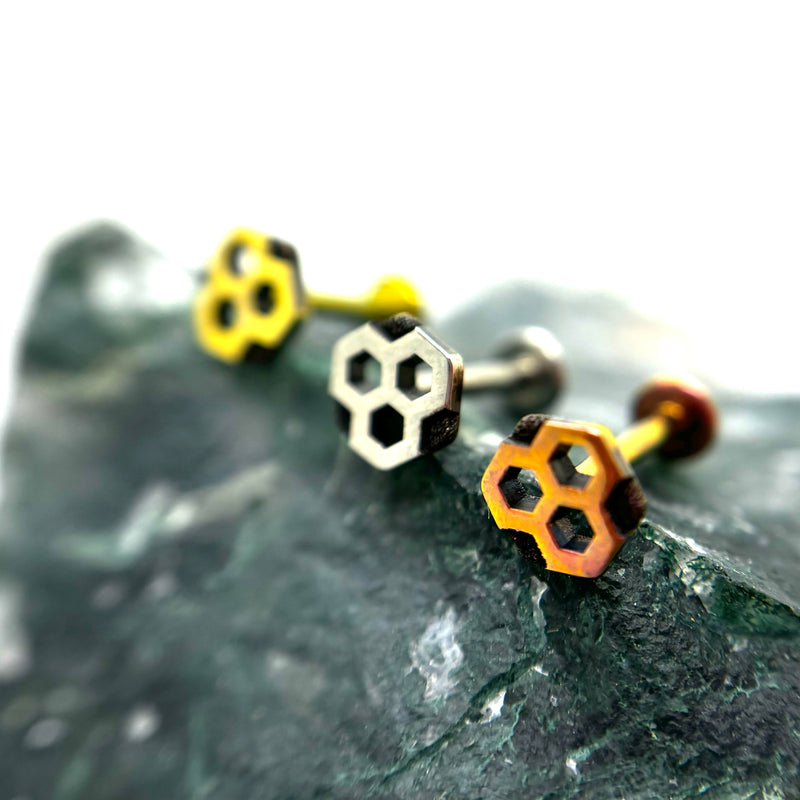 *NEW * 6mm  threadless honeycomb-4