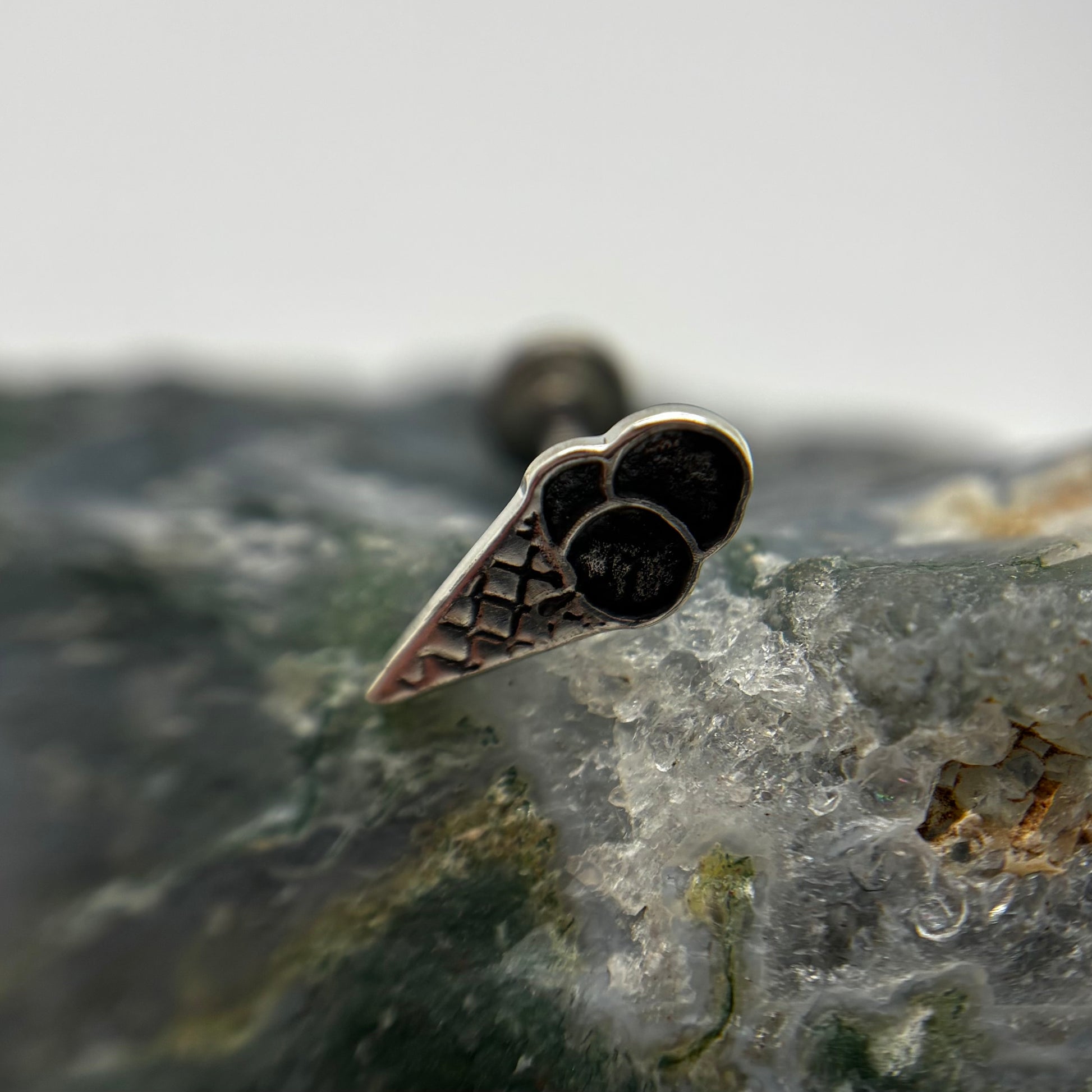 *NEW * Silver ICE CREAM collection - for healed piercings !-3