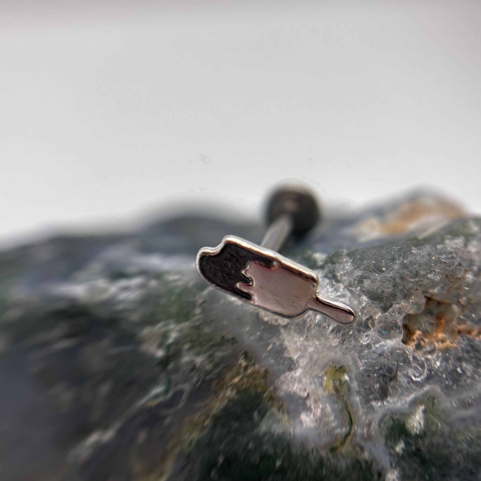 *NEW * Silver ICE CREAM collection - for healed piercings !-2