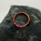 *NEW * Niobium seam ring with texture -size 16h 5/16