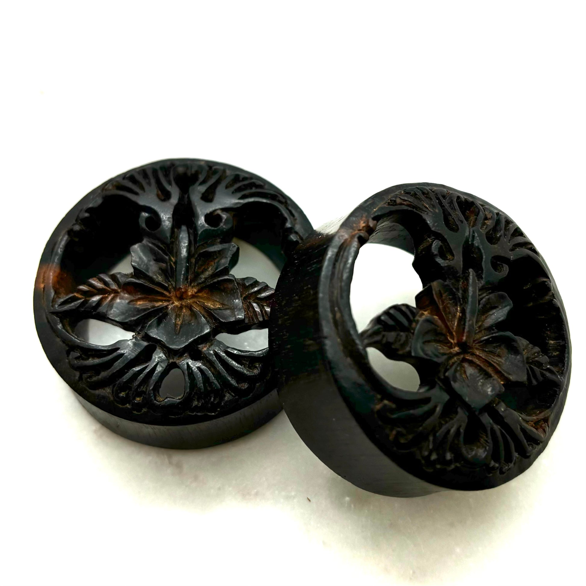 *MOVING SALE * Wood double flare plugs *-7