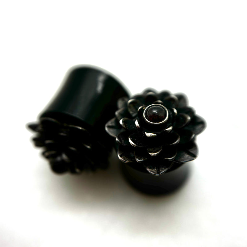 *MOVING SALE * wood double flare plugs *-2