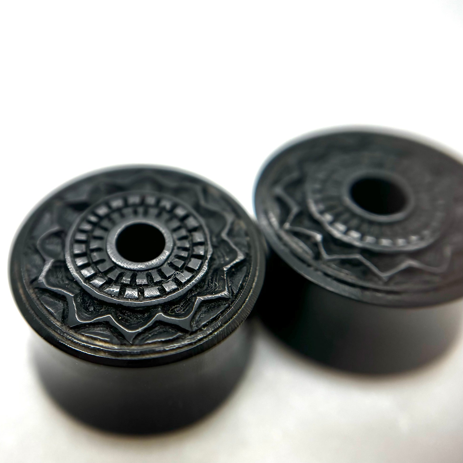 *MOVING SALE * wood double flare plugs *-4