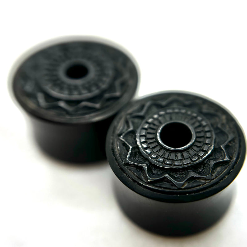 *MOVING SALE * wood double flare plugs *-3