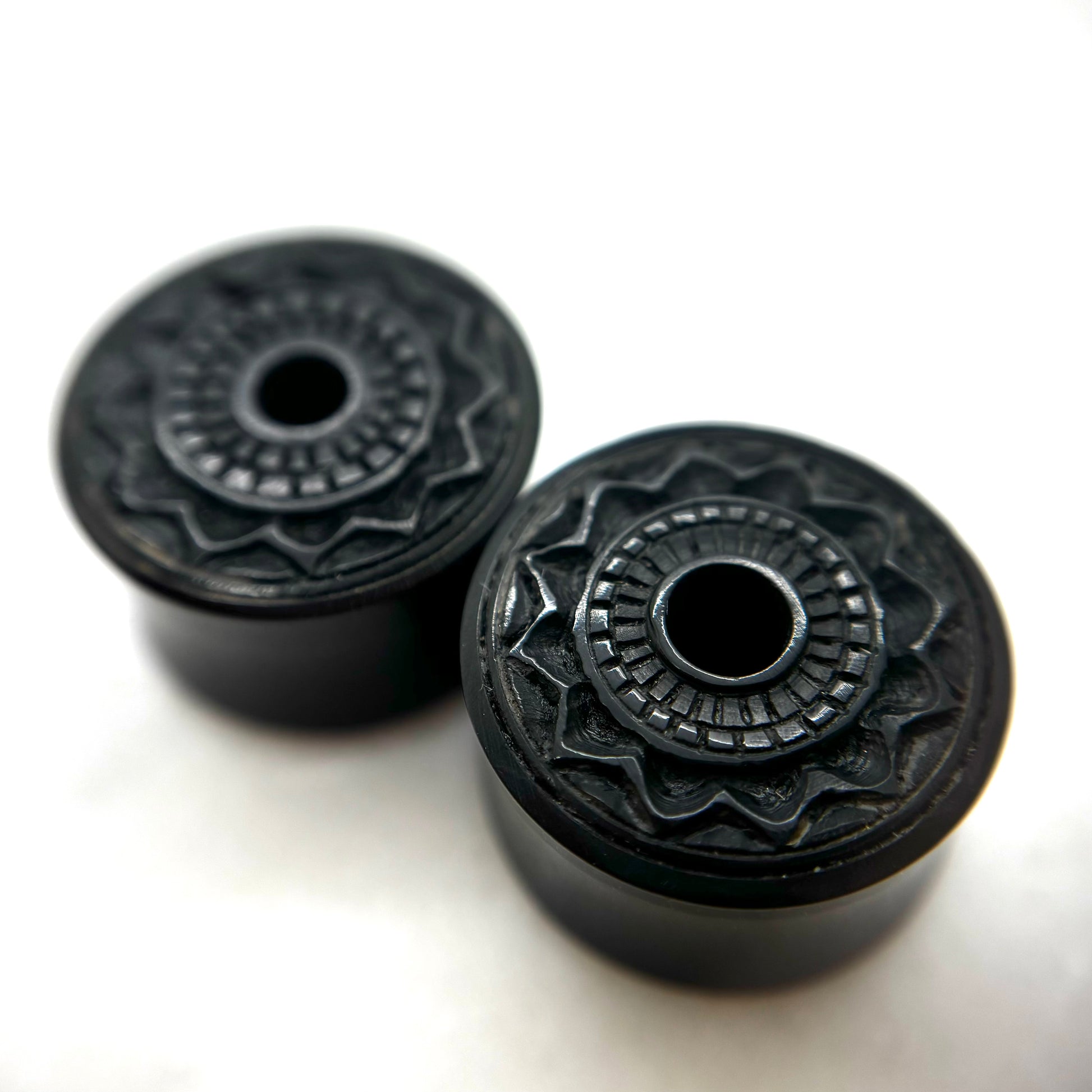 *MOVING SALE * wood double flare plugs *-5