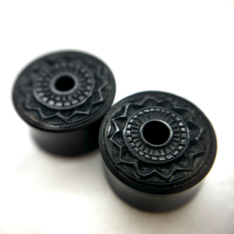 *MOVING SALE * wood double flare plugs *-5
