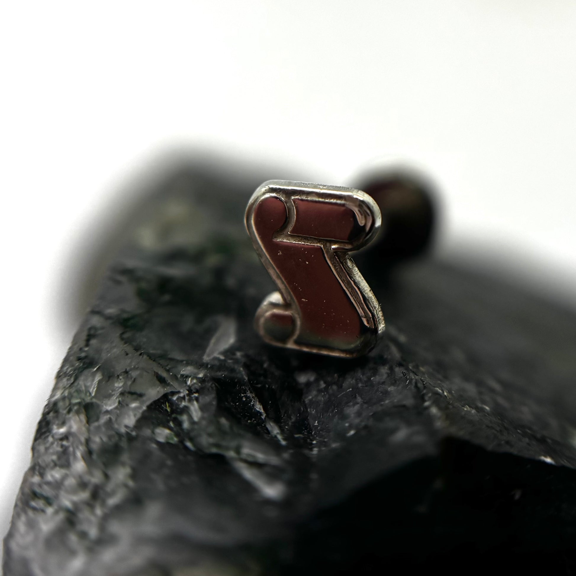 *NEW * Bookworm silver collection - Paper Scroll - for healed piercing-1