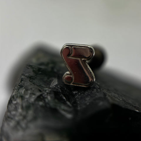 *NEW * Bookworm silver collection - Paper Scroll - for healed piercing