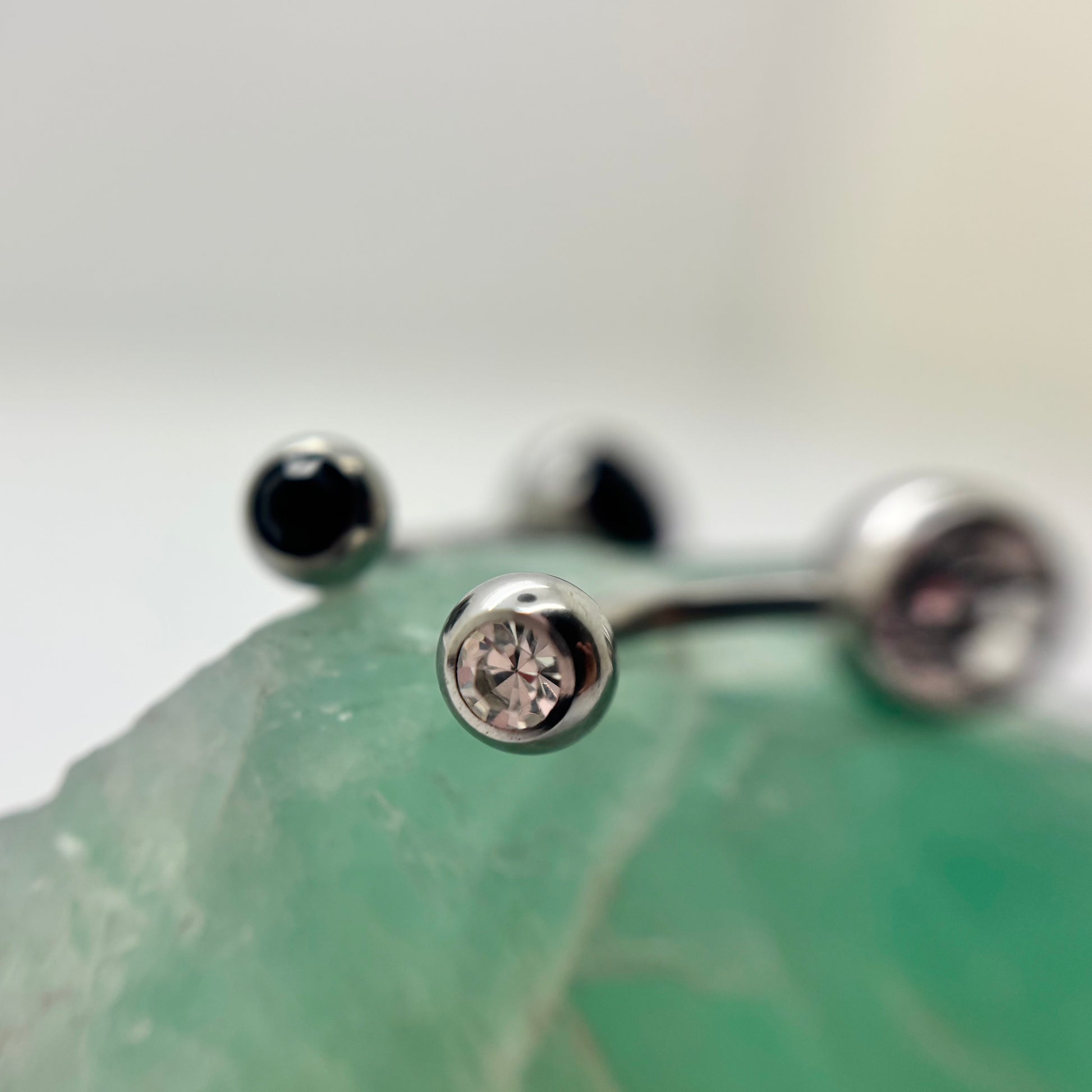 OVERSTOCK SALE — Stainless Steel Navel Jewelry- for healed piercing only .-7