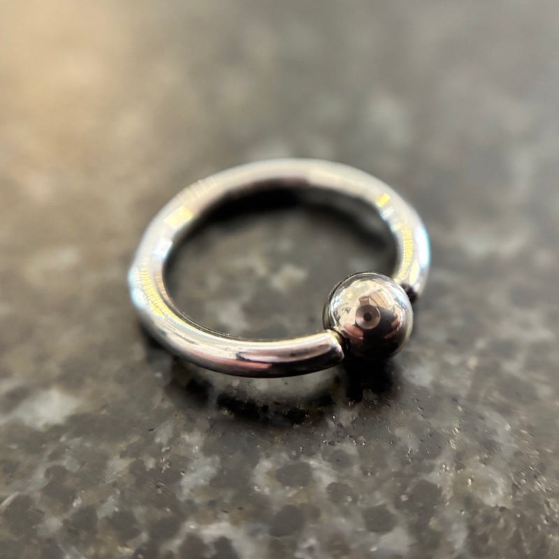 Stainless Steel Captive Bead Ring-3