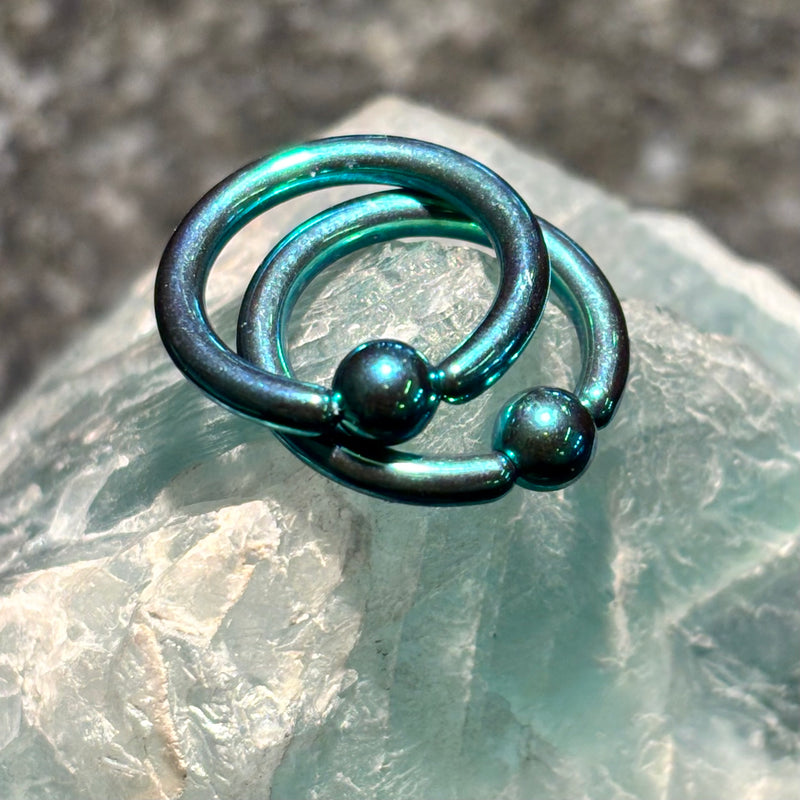 Titanium CBR Ring – 12g 7/16" (Buy One, Get One Free)-12