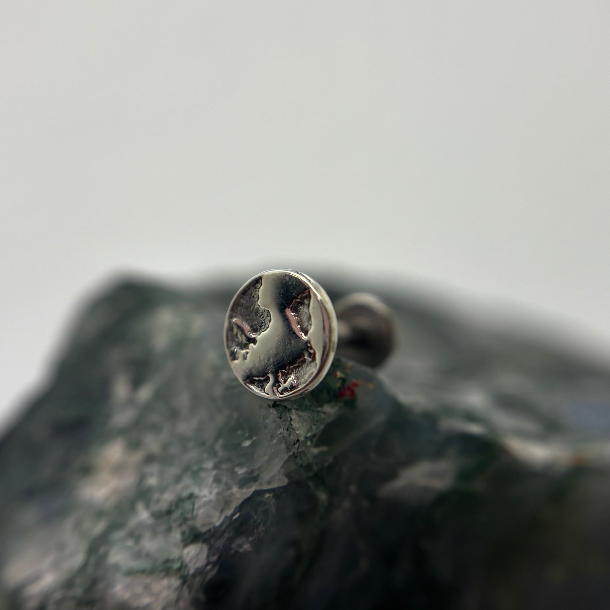 Silver threadless earth  end-3