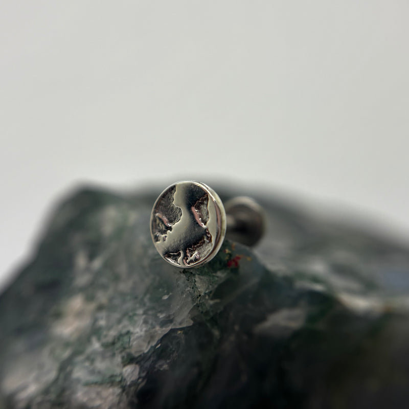 Silver threadless earth  end-3