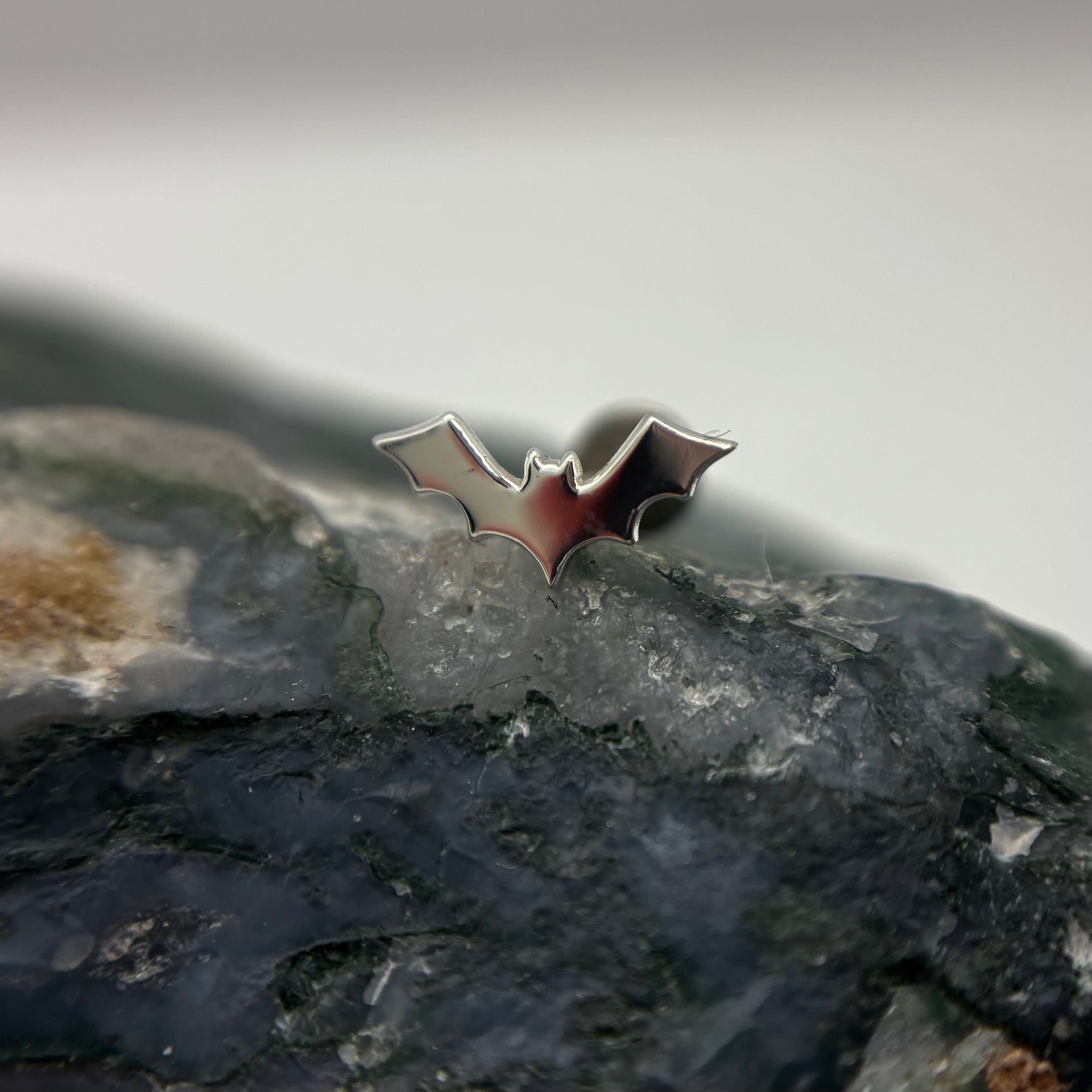 Limited Edition Silver Bat - For healed piercings !