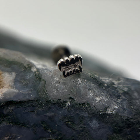 Limited Edition Silver Vampire Fang - For healed piercings