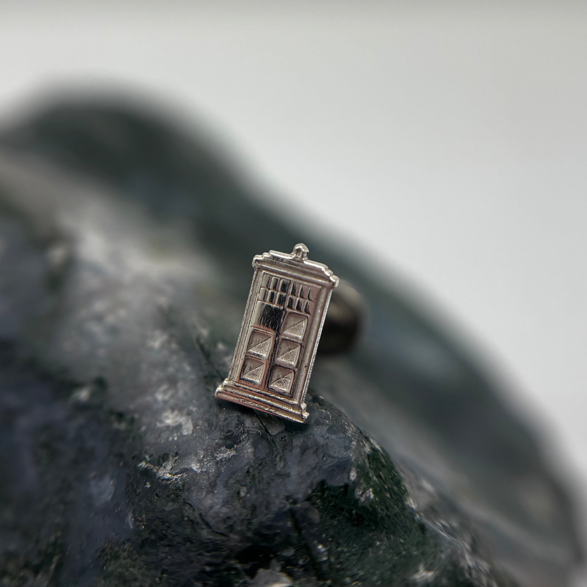 New Arrival – Limited Edition Silver Police Box (for healed piercings )