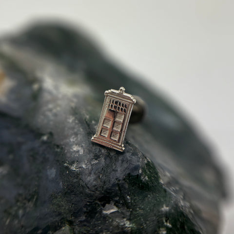 New Arrival – Limited Edition Silver Police Box (for healed piercings )