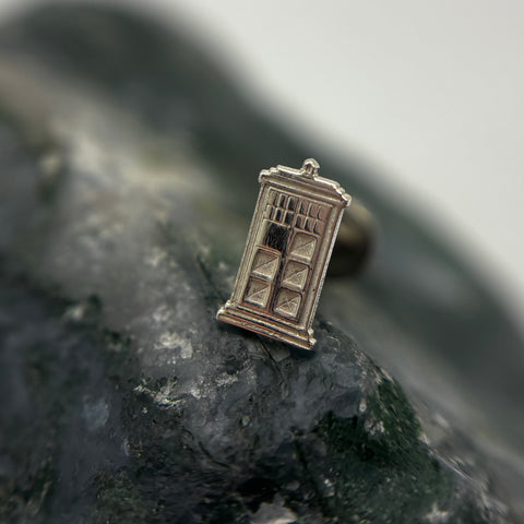 New Arrival – Limited Edition Silver Police Box (for healed piercings )
