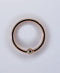 Solid 14kt Rose Gold Fixed Bead Seam Ring