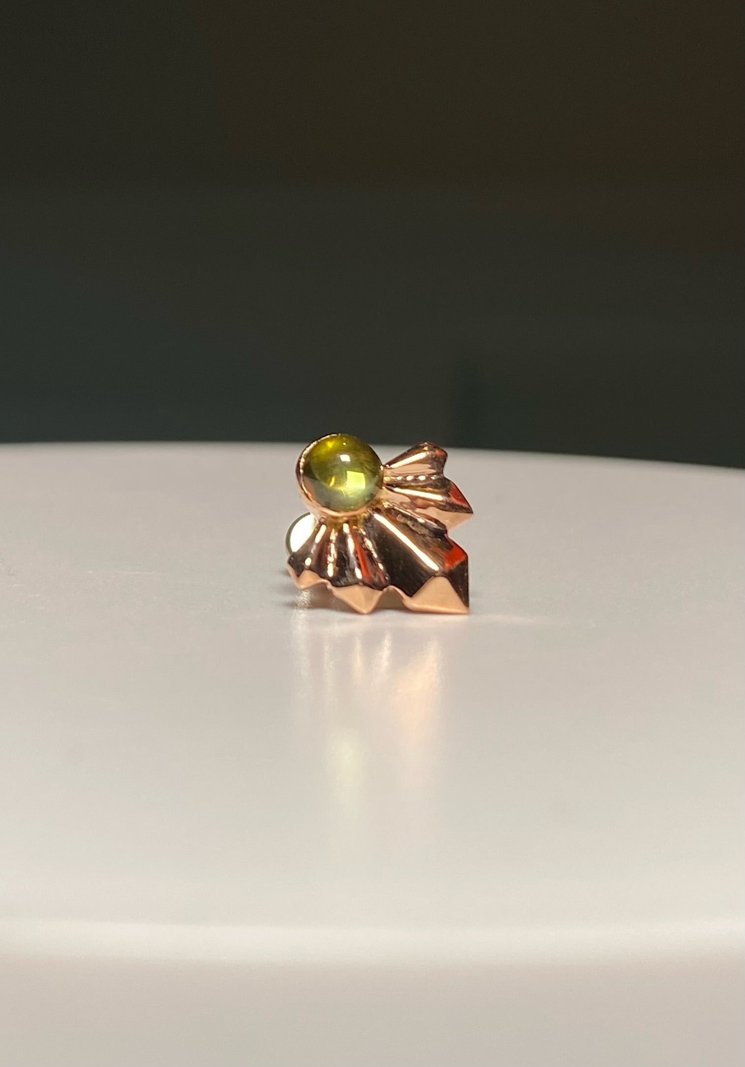 14kt Gold Crystal Fans. Handmade beauty Tribal Expression Jewelry