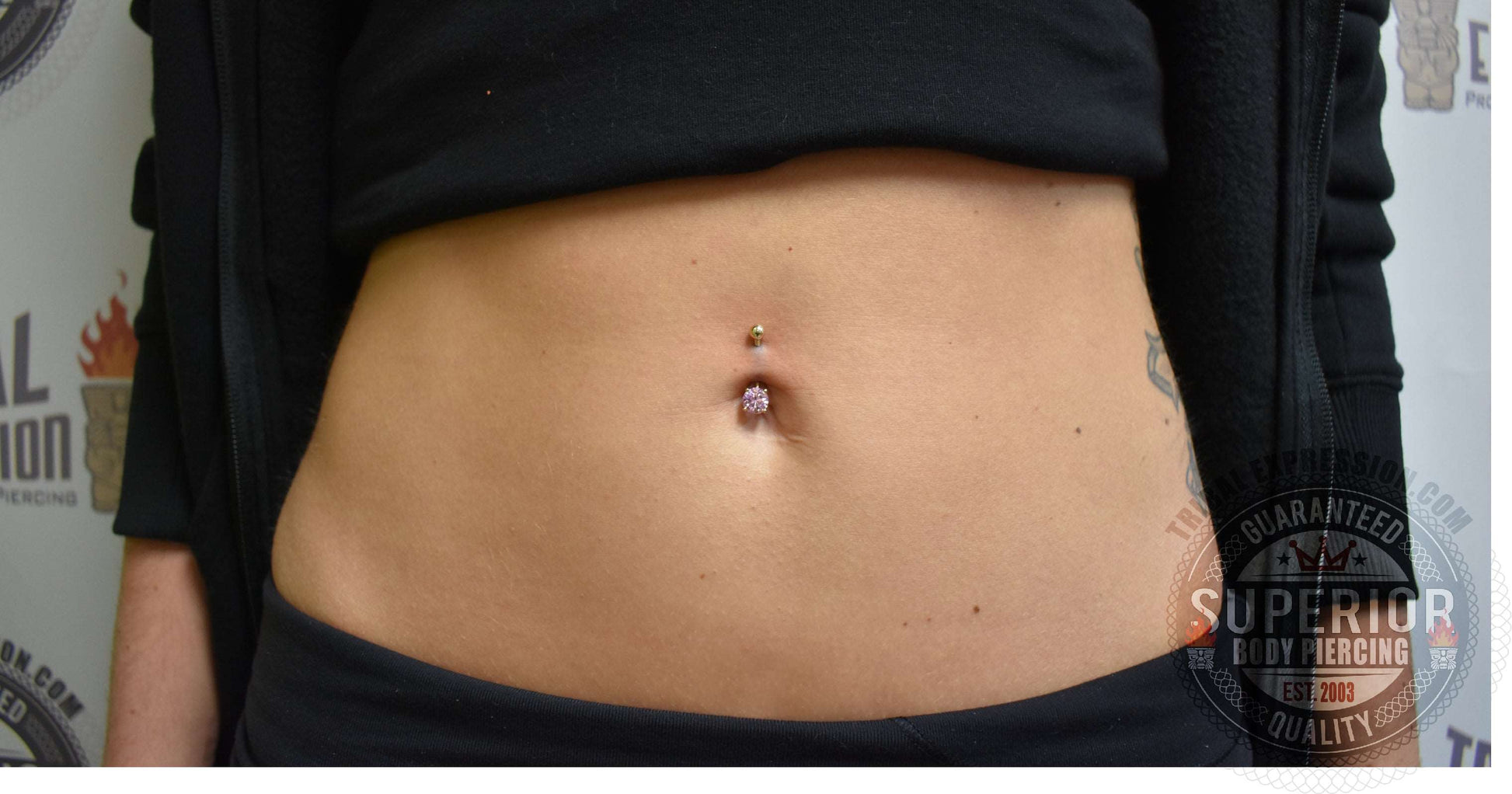 Titanium curved barbell